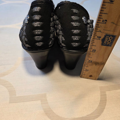 Bernie Mev Amelia Black Women’s NIB Woven Bootie Size 40EU/9.5-10US