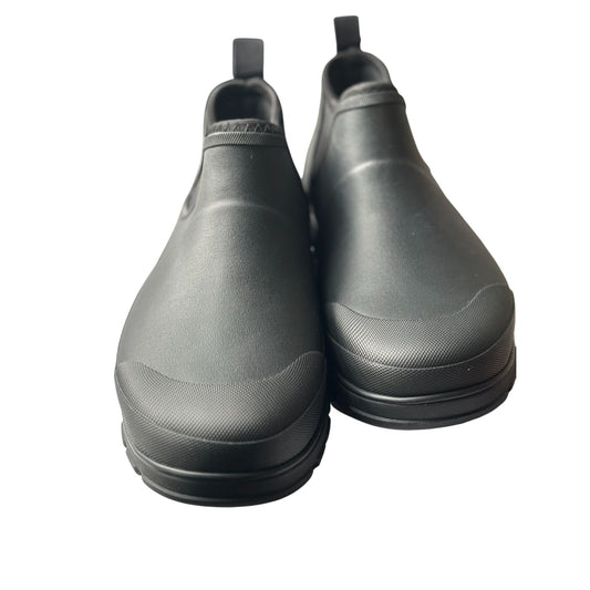 Staheekum Mens Size 10 Rubber Chelsea Waterproof Slip-On Boots Black