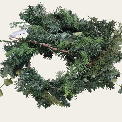 Ashland Cypress Pinecone & Eucalyptus Garland 6 Ft Artificial Greenery Holiday Decor