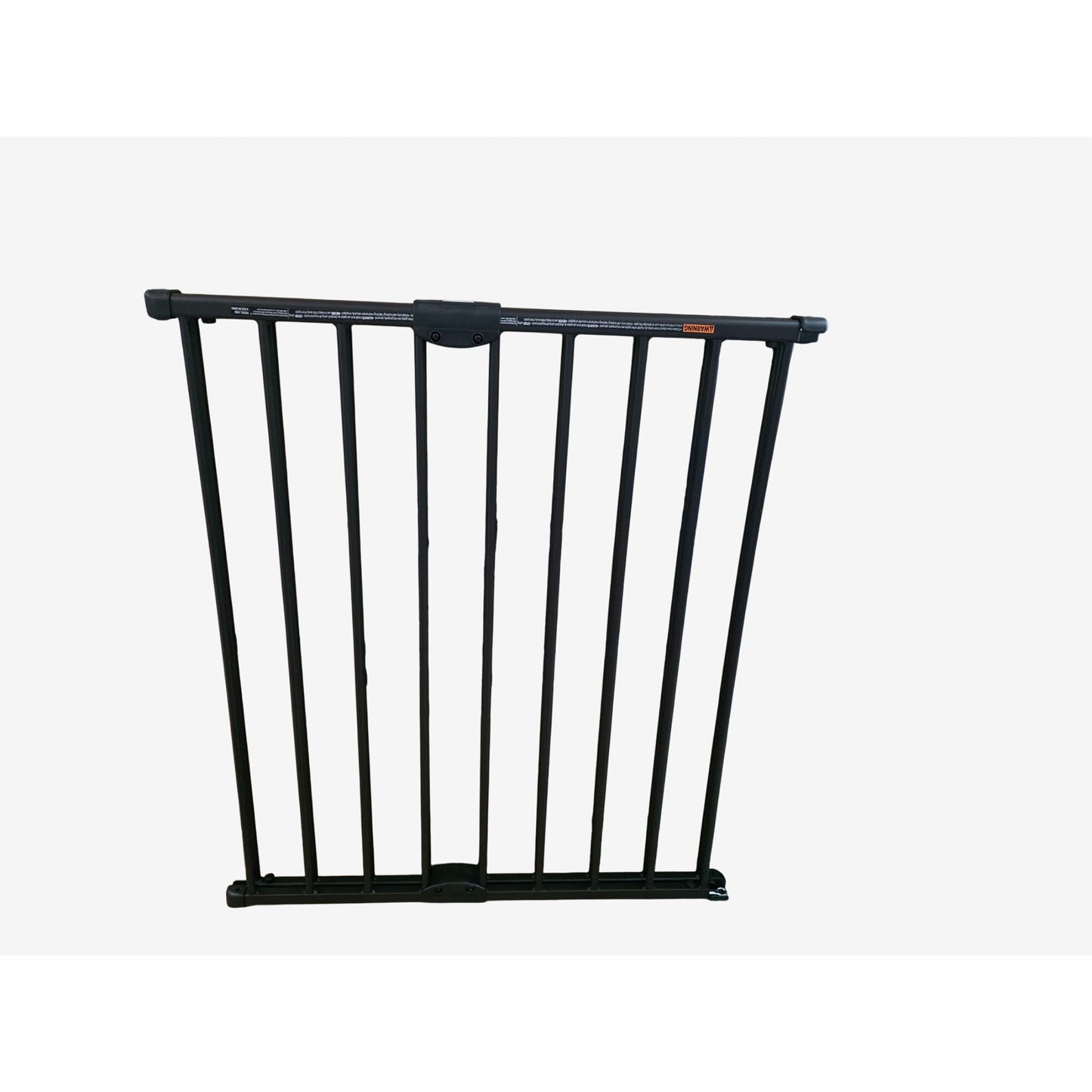 North States Toddleroo Black Steel Baby Gate For Stairs & Doorways Models 5050/5052 Adjustable Width Easy Install Safety Barrier