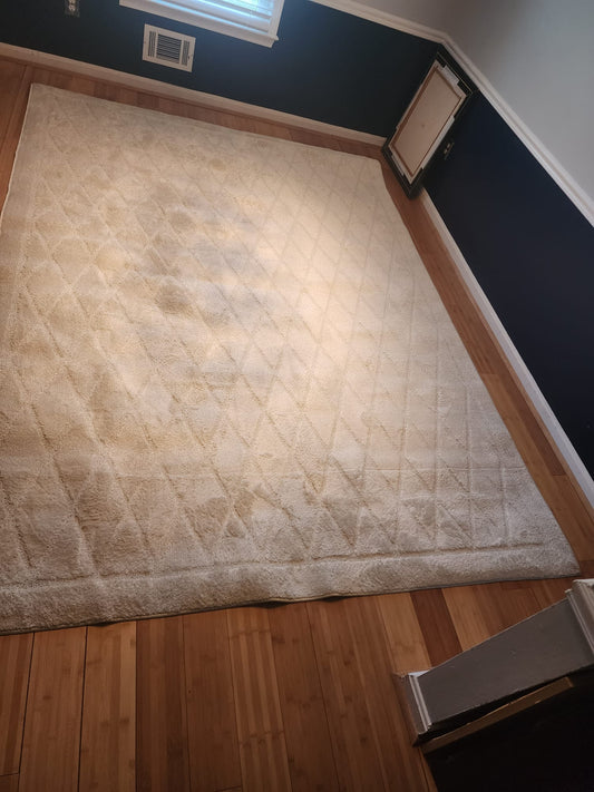 Mohawk Home Riviera Geometric Indoor Area Rug Size 5x7 color Cream