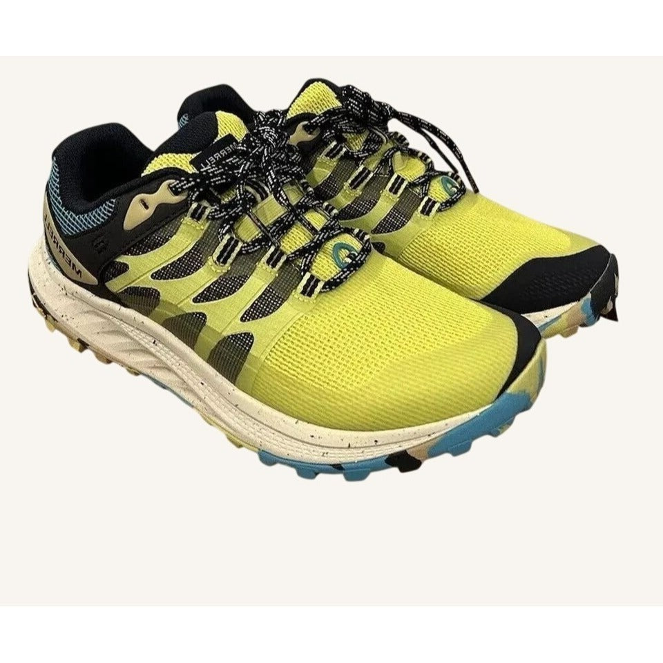 New Merrell Women's Antora 3 Trail Running Shoes in Celery size 10