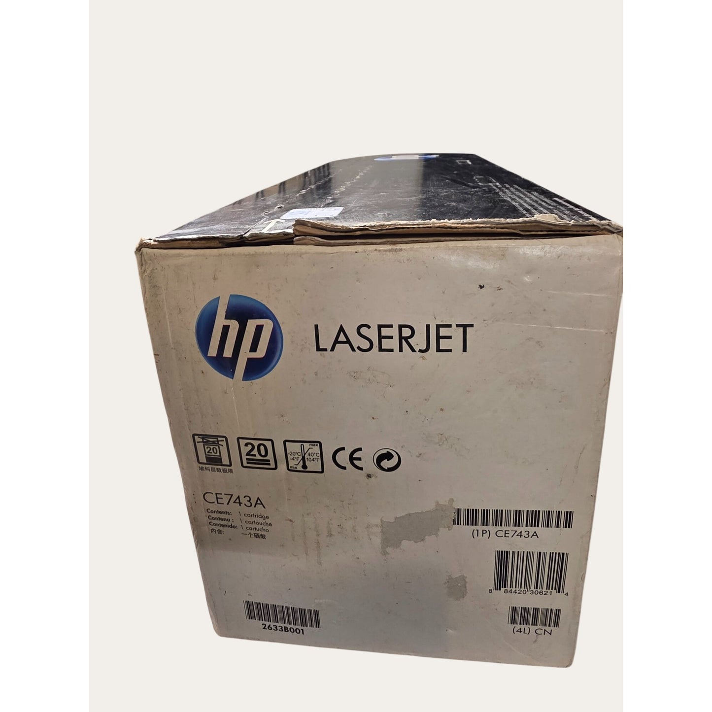 HP LaserJet 307A Magenta Print Cartridge CE743A For CP5225 Printer High Yield Toner