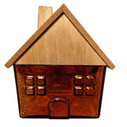 Ashland Gingerbread Forest Copper Mercury Glass Wood Christmas House Decor NEW