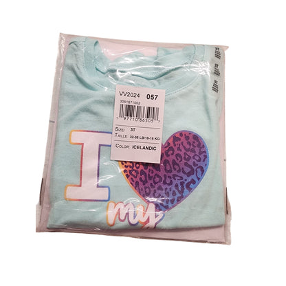 Baby And Toddler Girls Love My Auntie Graphic Tee - blue