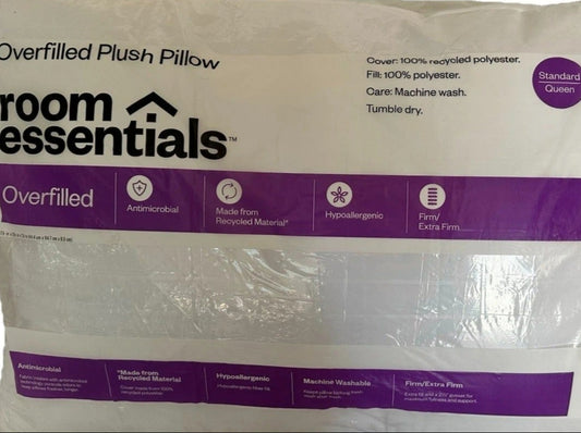 Room Essentials Overfilled Plush Pillow home Standard/Queen