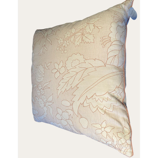 Threshold Studio Mcgee Botanical Floral Embroidered Cotton Decorative Throw Pillow 24" Square