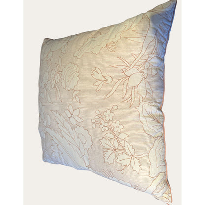 Threshold Studio Mcgee Botanical Floral Embroidered Cotton Decorative Throw Pillow 24" Square