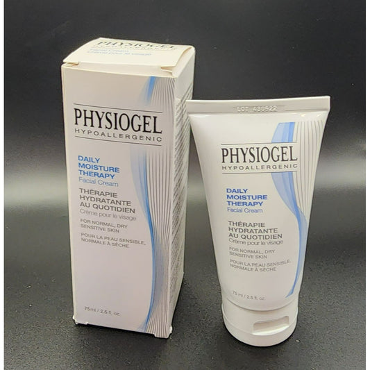 Physiogel Hypoallergenic Daily Moisture Therapy Facial Cream 75ml For Normal Dry Sensitive Skin Non-Comedogenic