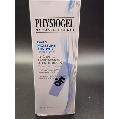 Physiogel Hypoallergenic Daily Moisture Therapy Facial Cream 75ml For Normal Dry Sensitive Skin Non-Comedogenic