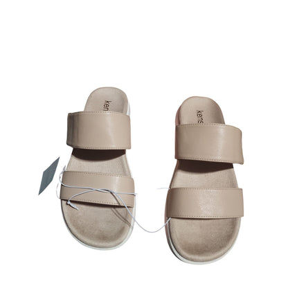 Kensie Women's Nude Jipsy Sandals Size 11 With Arch Support & Adjustable Strap
