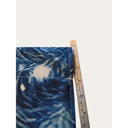 New Year Christmas Garden Flag Happy New Year Blue Snowflake Holiday Banner With Tree & Lights