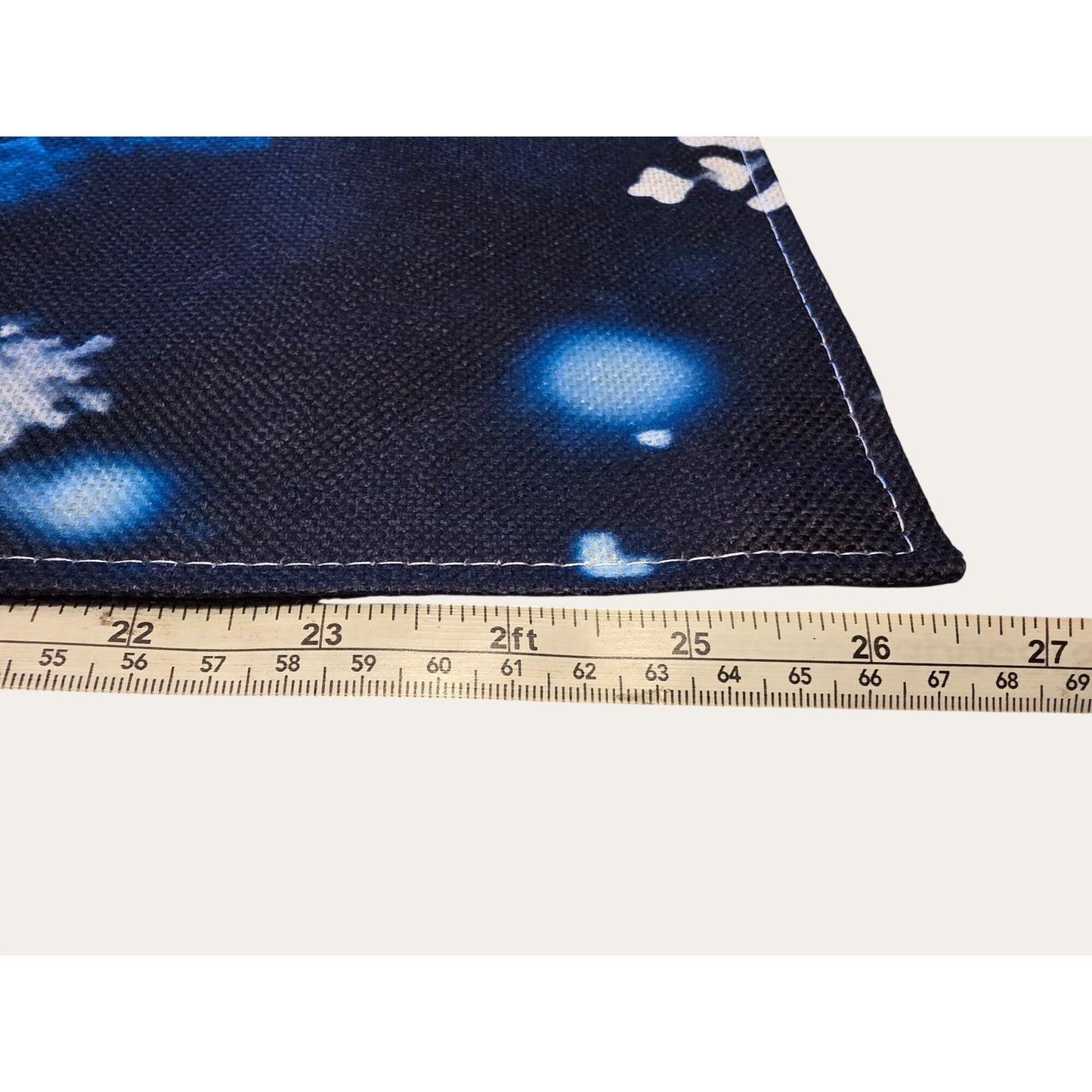 New Year Christmas Garden Flag Happy New Year Blue Snowflake Holiday Banner With Tree & Lights