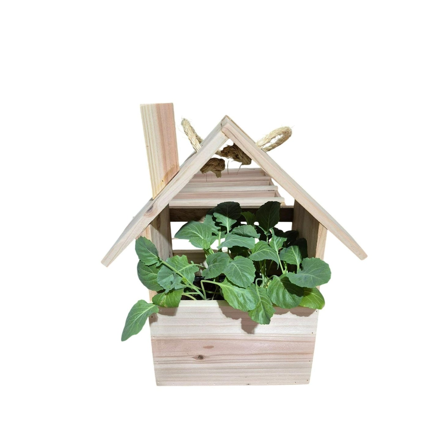 Handmade Cedar Planter Box | Rustic Bird Feeder | Hanging Wooden Garden Decor | Cedar Flower Box | Porch Plant Holder | Mother's Day Gift |