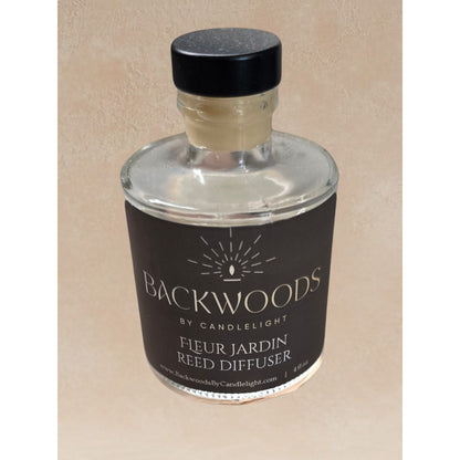 Backwoods By Candlelight Fleur Jardin Reed Diffuser | Elegant Floral Home Fragrance