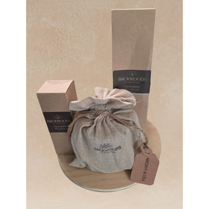 Backwoods By Candlelight Fleur Jardin Reed Diffuser | Elegant Floral Home Fragrance