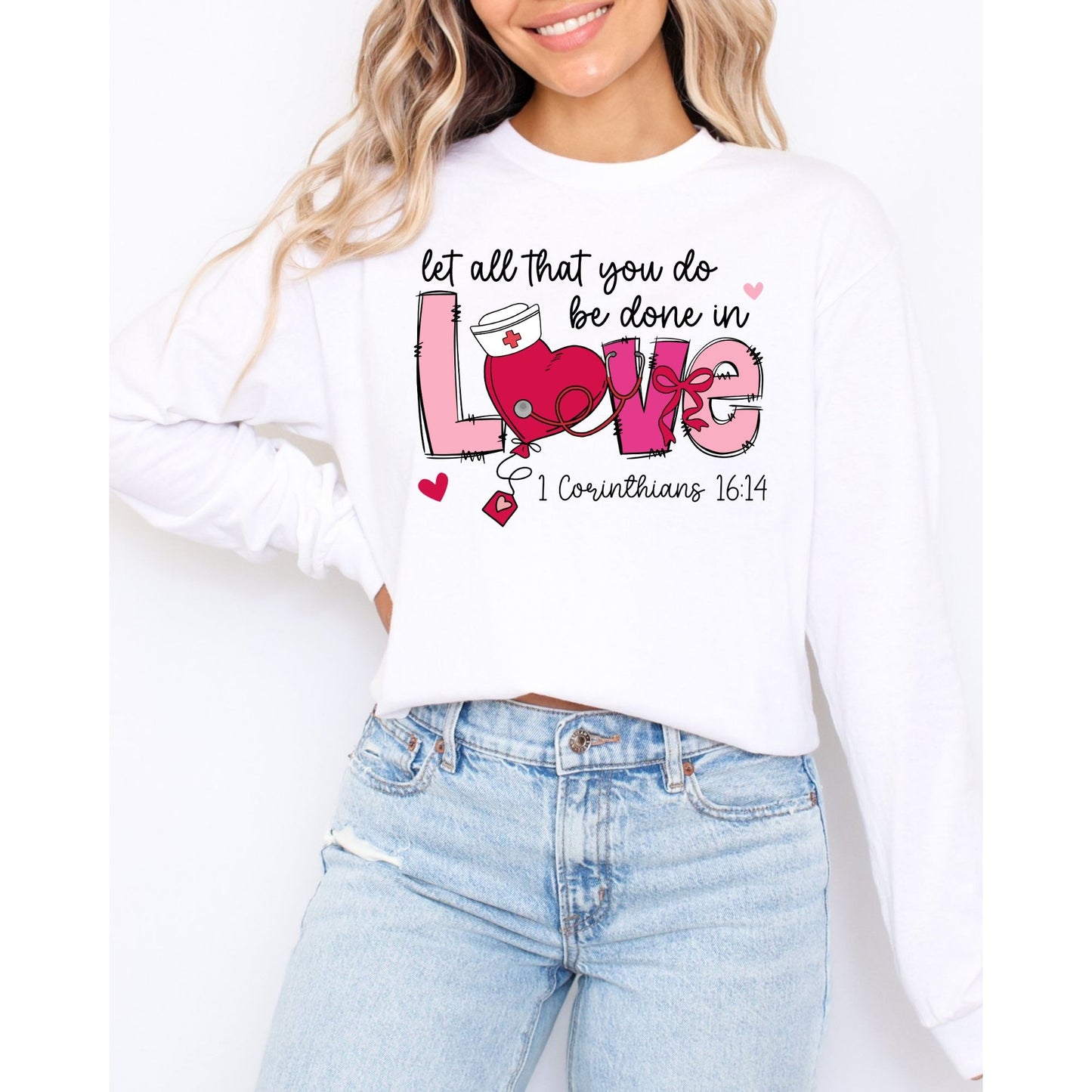 Christian Love Shirt Let All You Do Be Love