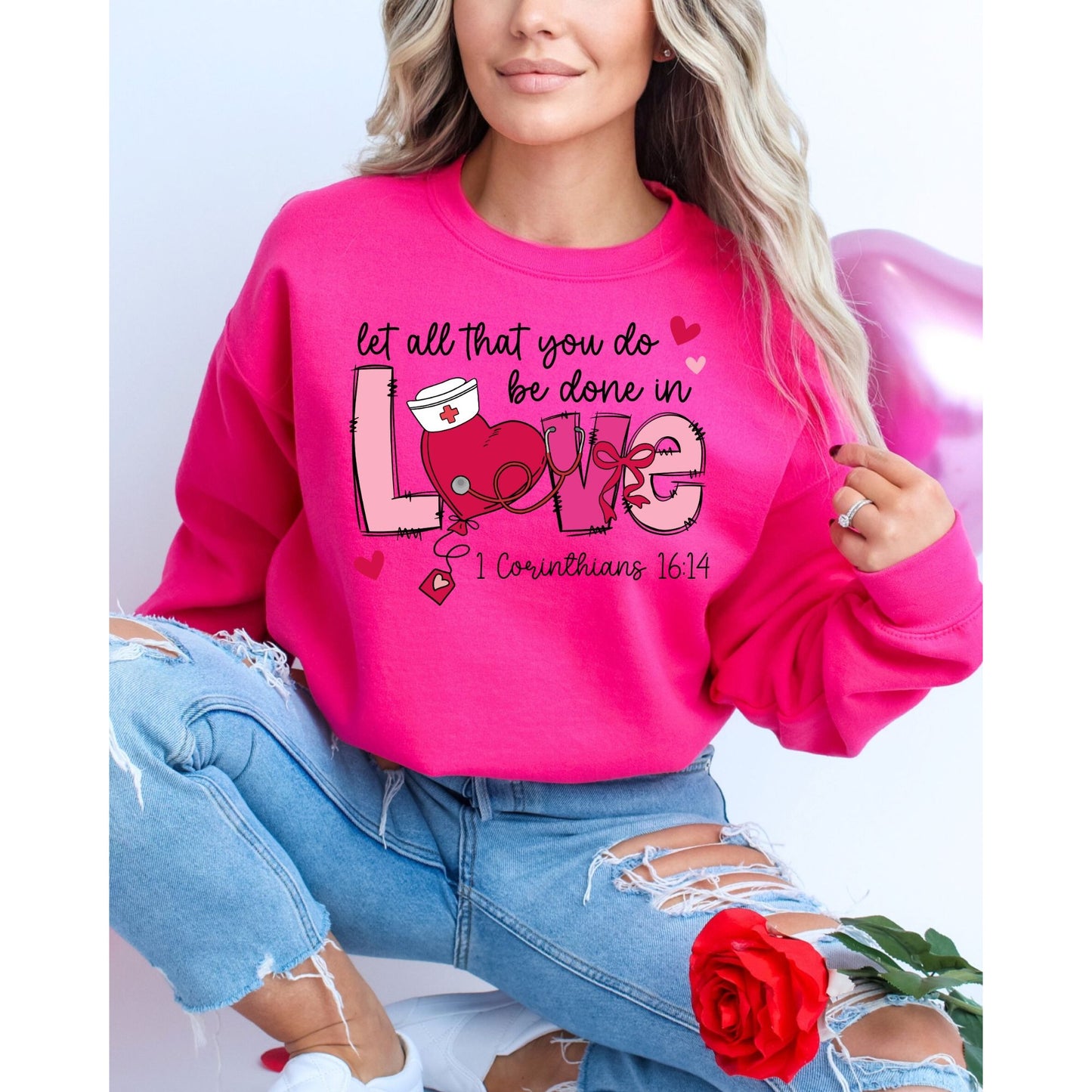 Christian Love Shirt Let All You Do Be Love