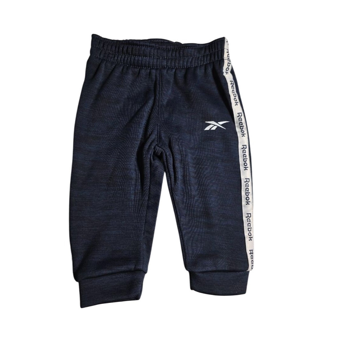 Reebok Infant 2-Piece Hoodie Jogger Set – Navy & White Logo Tracksuit