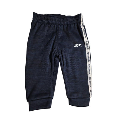 Reebok Infant 2-Piece Hoodie Jogger Set – Navy & White Logo Tracksuit