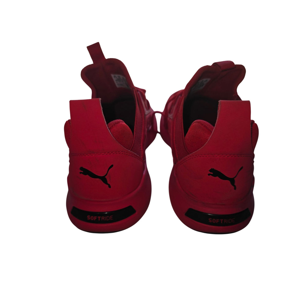 Puma Softride Enzo Evo Mens Running Shoes Red Size 10.5 Lightweight Breathable Lace-Up Athletic Sneakers