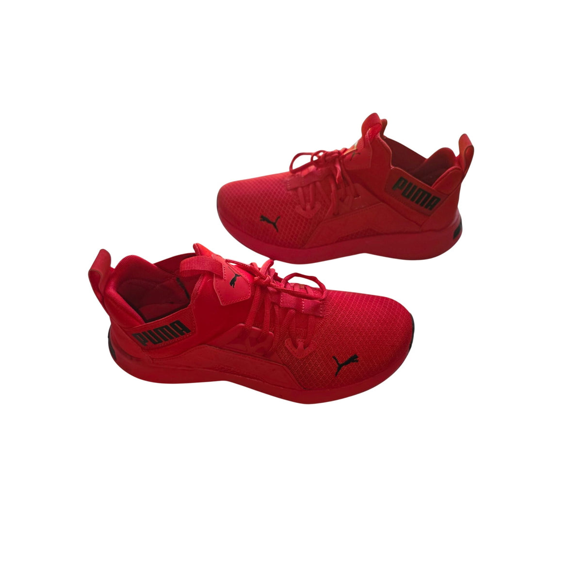 Puma Softride Enzo Evo Mens Running Shoes Red Size 10.5 Lightweight Breathable Lace-Up Athletic Sneakers