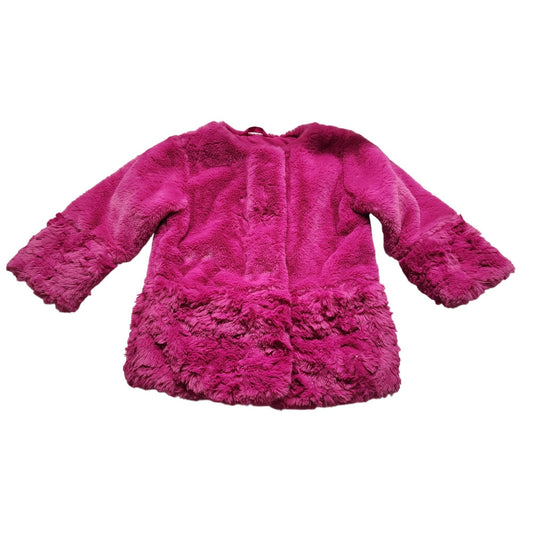 Kids Winter Faux Fur Full Lining PInk 18M