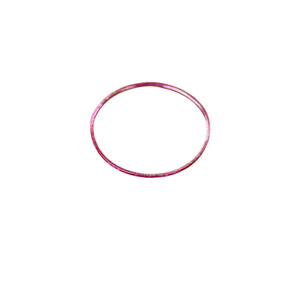 Set Of 4 Thin Glitter Pink Bangle Bracelets