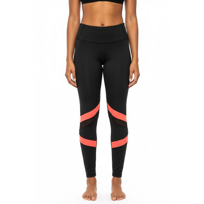 Bebe Women's High Waist Black Workout Leggings