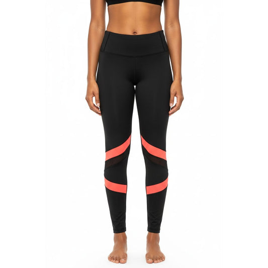 Bebe Women's High Waist Black Workout Leggings
