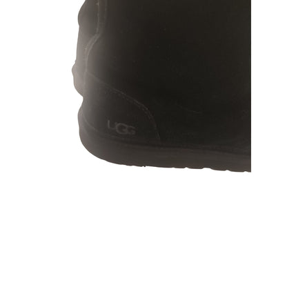 UGG Black Suede Fur-Lined Lace-Up Winter comfort Boots