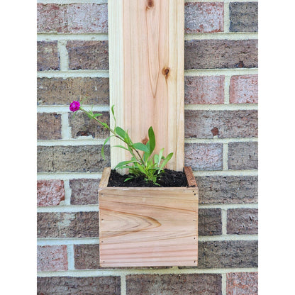 Custom Wood  Planter Box  | Rustic Welcome Door Hanger | Handmade Porch Decor | Housewarming Gift | Personalized House Number Sign