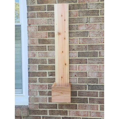 Custom Wood  Planter Box  | Rustic Welcome Door Hanger | Handmade Porch Decor | Housewarming Gift | Personalized House Number Sign