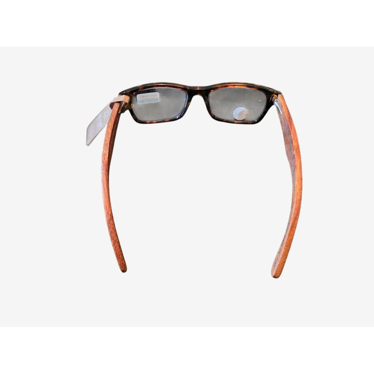 Blue Planet +1.25 Tortoise Shell & Wood Frame Eyeglasses - Lightweight Eco-Friendly Design
