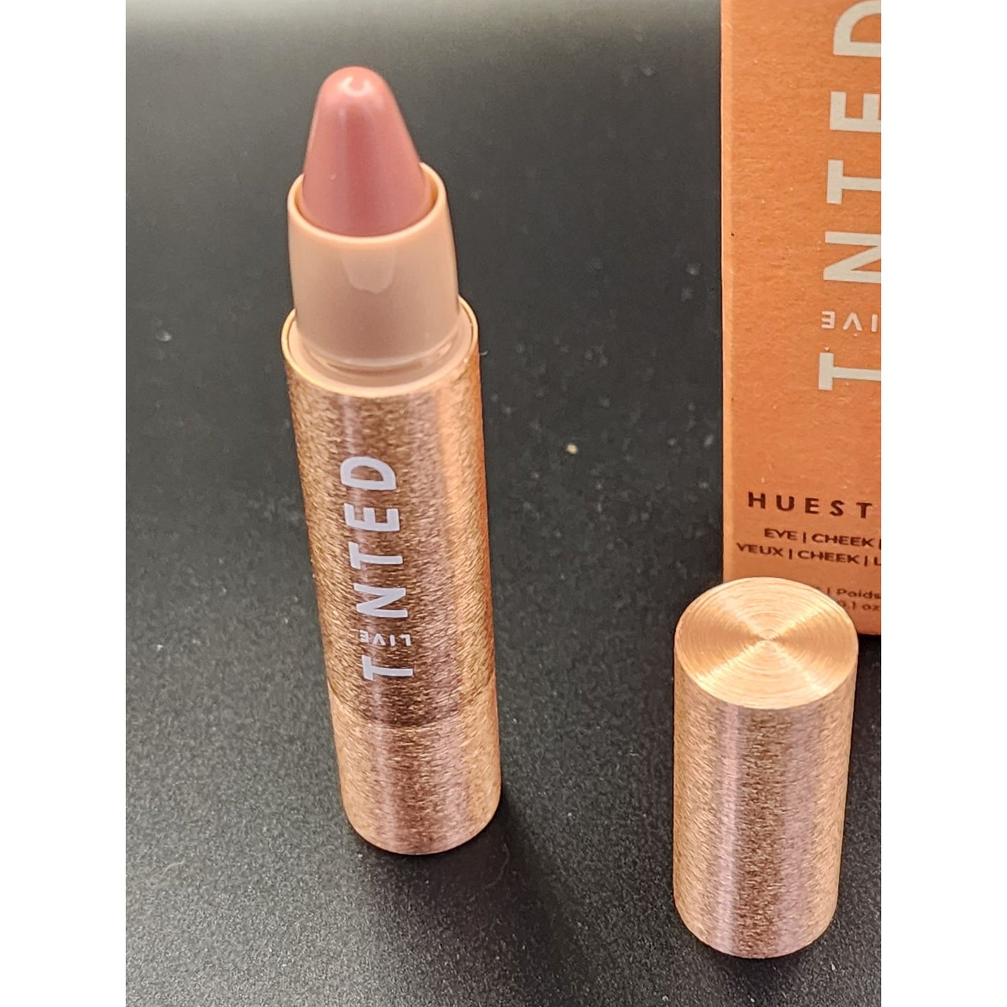 Live Tinted Huestick Multistick True Shade Eye/Lip/Cheek Color Vegan & Cruelty-Free Copper Tube