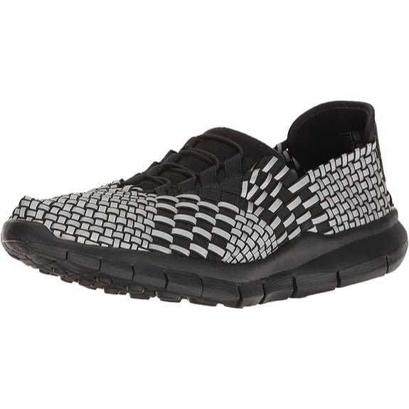 Bernie Mev Victor Mens Walking Shoe Black Reflective
