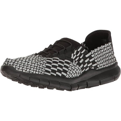 Bernie Mev Victor Mens Walking Shoe Black Reflective