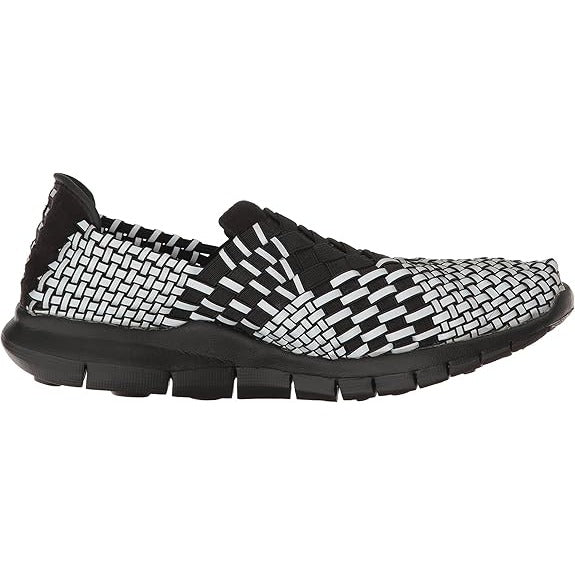 Bernie Mev Victor Mens Walking Shoe Black Reflective