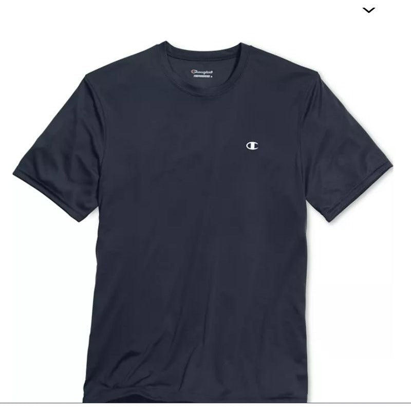 Champion men's clothing Double Dry Tee Navy