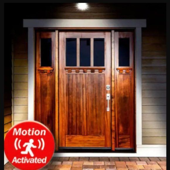 HANDY BRITE 500 Lumens Cordless Motion-Activated Sensor LED Spotlight