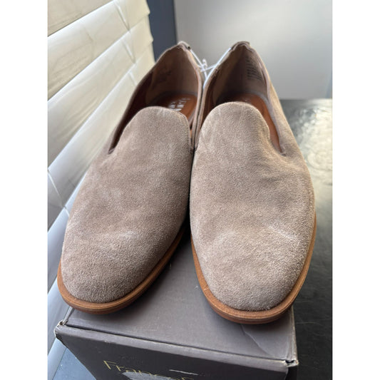 Franco Sarto Jeena Loafer Women's Genuine Suede Leather Shoes Cocca Size 10 EU41