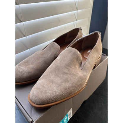 Franco Sarto Jeena Loafer Women's Genuine Suede Leather Shoes Cocca Size 10 EU41