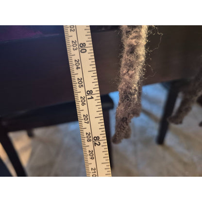 Oversized Chunky Winter Scarf with Fringe, Cozy Blanket-Style Wrap Grey