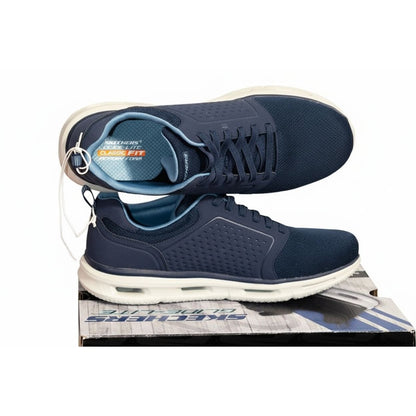 Skechers Glide Lite Navy Mens Sneakers Size 13 With Memory Foam Sole