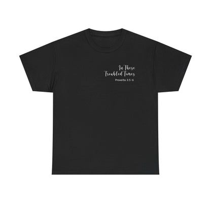 In Troubled Times Trust In the Lord WOMENS T-Shirt, Inspirational Gift,