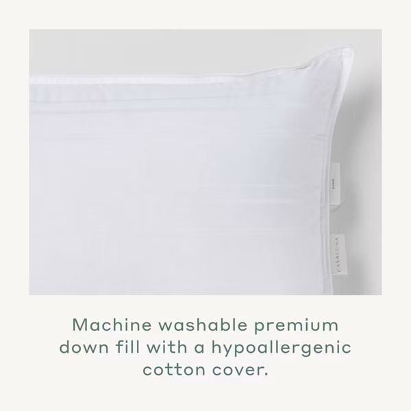 Casaluna Premium Down Pillow Hypoallergenic