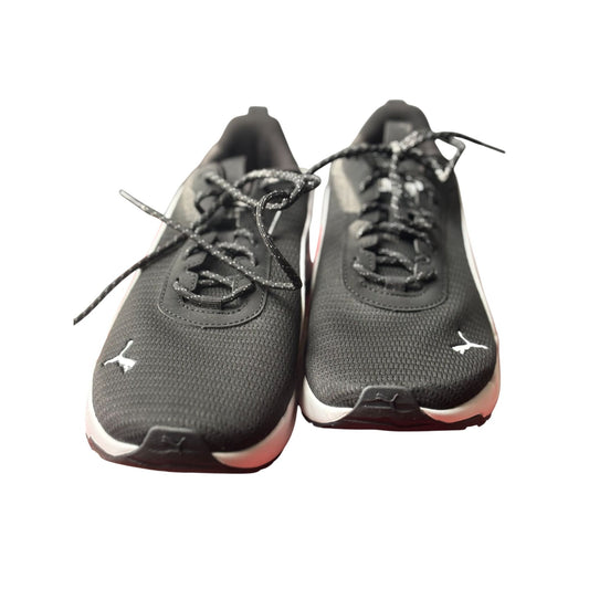 Puma Zip C Men's Sneakers Black ace-Up Casual Athletic Shoes