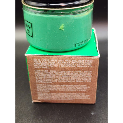 Good Dye Young Poser Kowabunga green Temporary Hair Color Wax Washable, Bold.