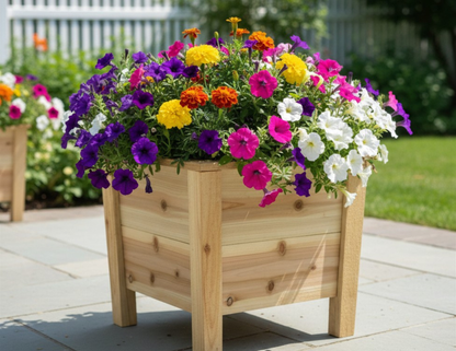 Cedar wood Planter box custom built