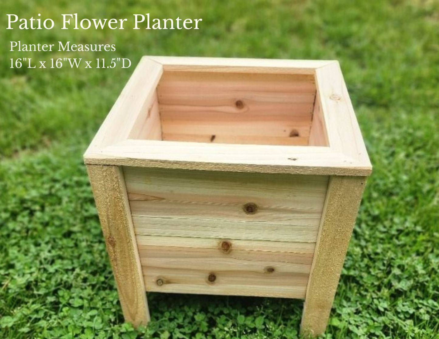Cedar wood Planter box custom built